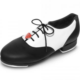 Schoenen Meisjesschoenen Dansschoenen | So Danca TA35 Children's Size 10.5M Fits Size 10 White Classic Tie-Up Tap Shoes 